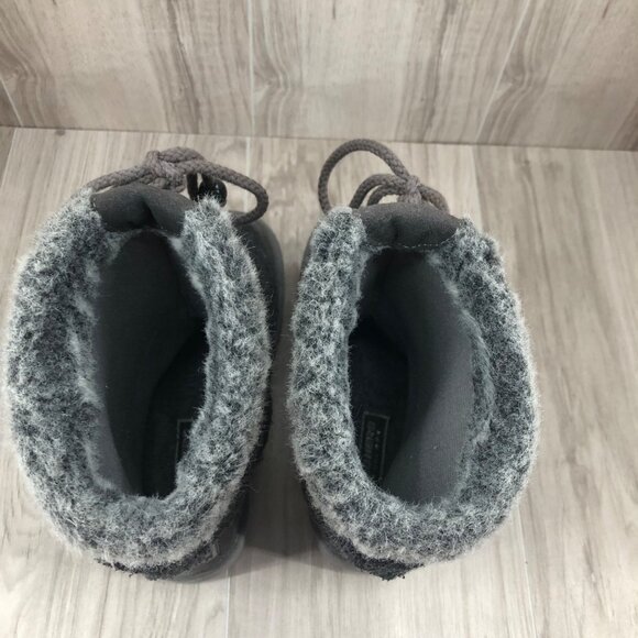 Skechers Boots Womens 7.5 Keepsakes Blur Gray Sweater Knit Pull On Winter Shoes - Picture 11 of 12